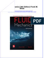 Fluid Mechanics 9Th Edition Frank M White Full Chapter