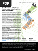 Goldman Sachs On India Clean EnergyPower Transmission India's Energy