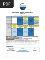 Cronograma Semanal de Inducciones - Natclar-2017