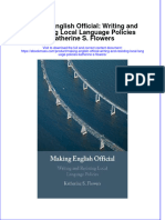 Making English Official Writing and Resisting Local Language Policies Katherine S Flowers Download PDF Chapter