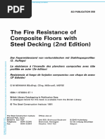 SCI Pub P056 - The Fire Resistance of Composite Floors With Steel Decking (2nd Edition)