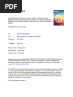 COMPARING THE EFFECTS OF PATIENT SAFETY EDUCATION USING DESIGN THINK - 2024 - He