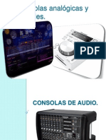 Consolas Analógicas y Digitales