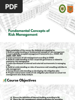 Module 1 - Fundamental Concepts of Risk Management