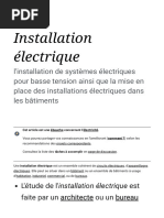 Installation Électrique - Wikipédia