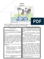 PROVA 3 Redação e 6 Questões Discursivas