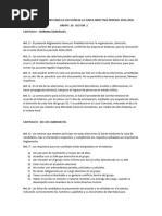 Reglamento Interno para La Elección de La Junta Directiva Periodo 2024