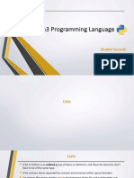 Python3 Lists Functions Loops FileIO