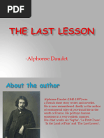 Xii l.1 PPT of The Last Lesson