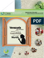 Orientaciòn 002. Venezuela Una Ventana para La Gastronomia Del Mundo.