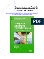 Creating Value and Improving Financial Performance Inclusive Finance and The Esg Premium Paul Wachtel Full Chapter