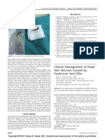 Clinical Management of Nasal Skin Necrosis Caused.95