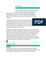 Circuito Neuronal Del Pensamiento