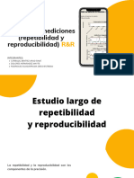 Calidad de Mediciones (Repetibilidad y Reproducibilidad) Today