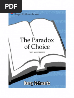 Barry Schwartz - The Paradox of Choice - Why More Is Less.-Harper Perennial (2004)