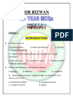 Xi & Xii Biology STB Mcq's (Sir Rizwan)