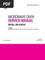 ServiceManuals-LG-Microwave-MS3446VR-MS-3446VR Service Manual