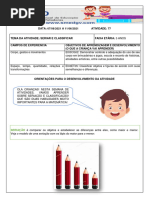 Roteiro de Atividades 5 Anos - 7 A 11 de Junho