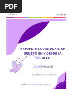 Cuaderno de Trabajo - Prevenir La Violencia de Género en y Desde La Escuela