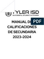 Manual de Calificaciones de Secundaria