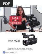 HXR-MC88 Brochure