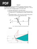 Tutorial 7 - Solution