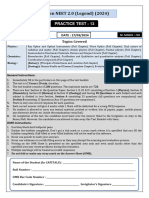 Practice Test 13 Yakeen NEET 2 0 Legend 2024 Kuldeep Kumar Questions