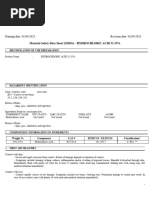 MSDS - Hydrochloric Acid 32-35% 