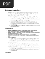 Introduction To Law