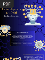 Inteligencia Artificial en La Educación