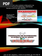 Apresentação PALESTRA Kickboxing Dia 19