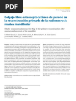 Recosntruccion Mand Con Coljago de Perone en Osteoredionecrosis