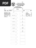 Worksheet On Negative Exponents