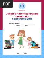 Planejamento 2021-O Melhor Homeschooling Do Mundo