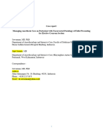 Pentalogy of Fallot Review Notes