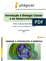 Aula 2 - Unidade 3 - Introdução À Biologia Celular e Do Desenvolvimento