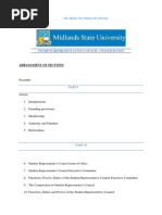 SRC Constitution Amendment 1 of 2021