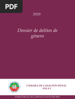 Dossier de Delitos de Género - 2020