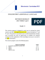 EFAL Grade 11 Revision Term 3 and 4