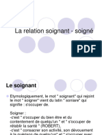 Relation Soignant Soigné