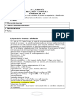 Acta Reuniòn Consejo de Profesores