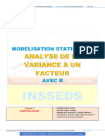 3.analyse de La Variance A 1 Facteur Avec R. ANOVA-1 OK