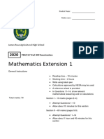 James Ruse 20203 UTrials&Solutions