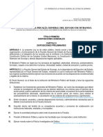 Ley Organica de La Fiscalia General