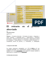 El Retracto en El Proceso Abreviado