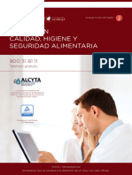 Master Calidad Seguridad Alimentaria