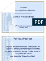 Diseño Politicas Públicas