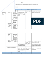 Consolidado General para El Balance de Actividades Del Año Escolar - 2023