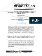 Mapeamento Dos Impedimentos Longitudinais Na Sub-Bacia Do Riacho São Gonçalo, Bacia Hidrográfica Do Rio Bastiões, Ceará