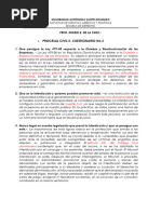 2024 CUESTIONARIO No.3 PROCESAL CIVIL II